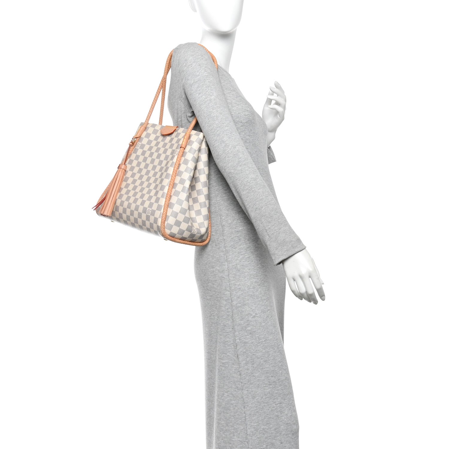 Louis Vuitton Damier Azur Propriano Rose Ballerine 2 of 10