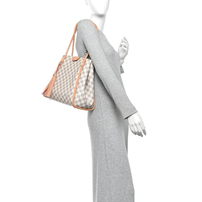 Louis Vuitton Damier Azur Propriano Rose Ballerine 2 of 10