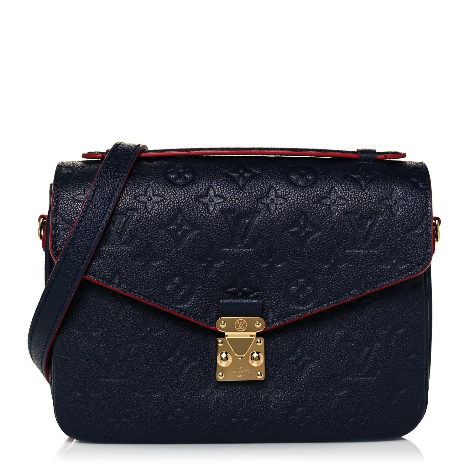 Louis Vuitton Empreinte Pochette Metis Marine Rouge 1 of 12
