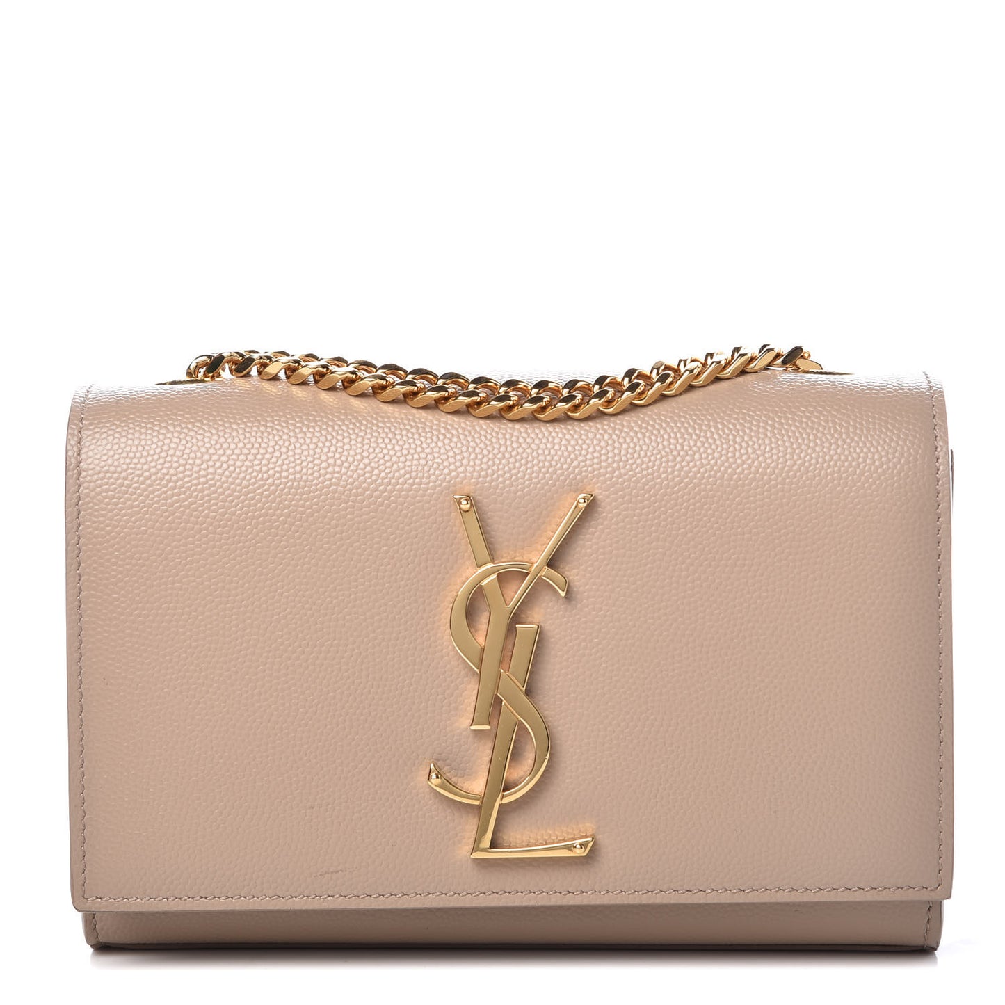 Grain De Poudre Small Monogram Kate Satchel Nude Powder