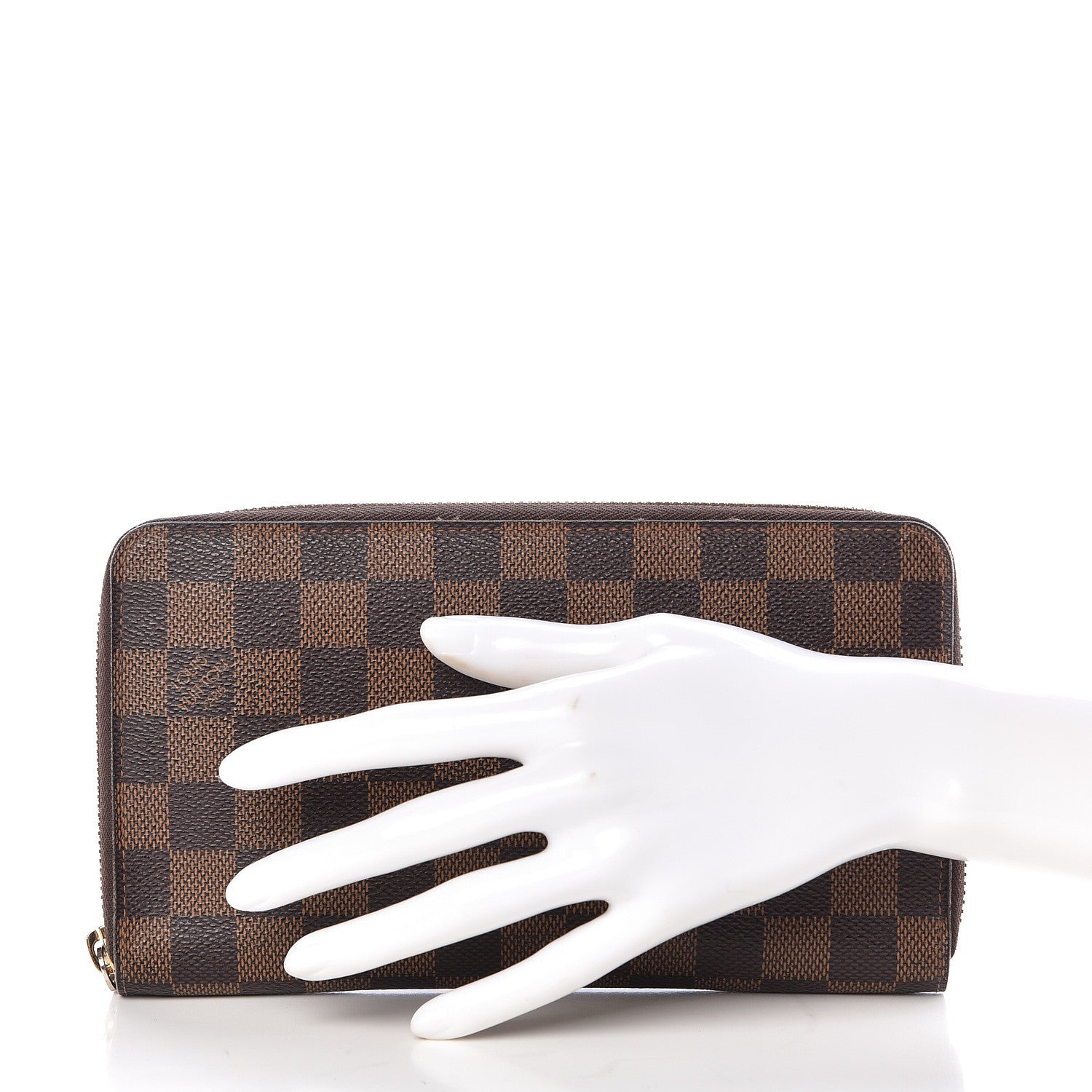 Louis Vuitton Damier Ebene Zippy Organizer Wallet 2 of 10