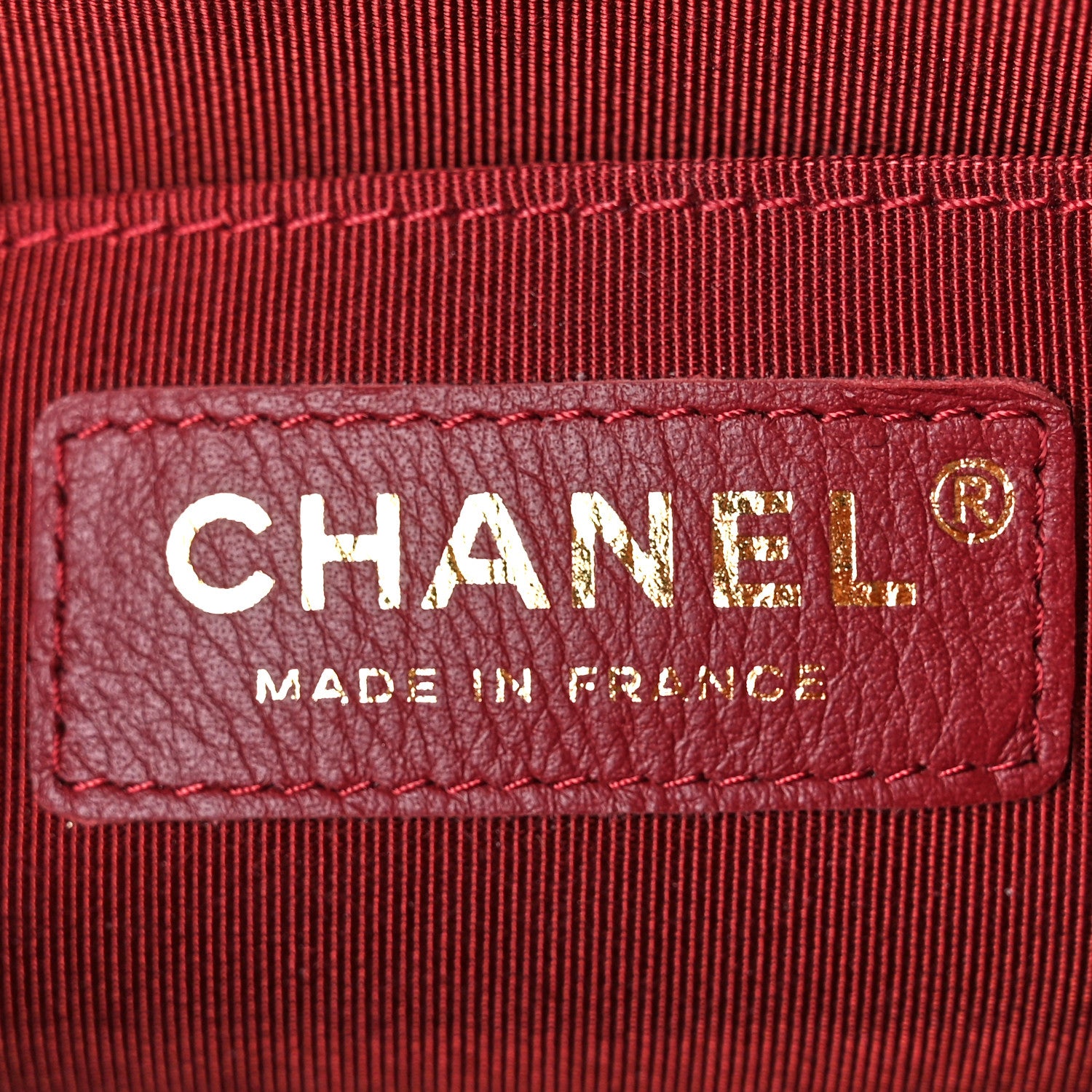 Chanel Calfskin Chevron Quilted Small Statement Flap Burgundy 6 of 12