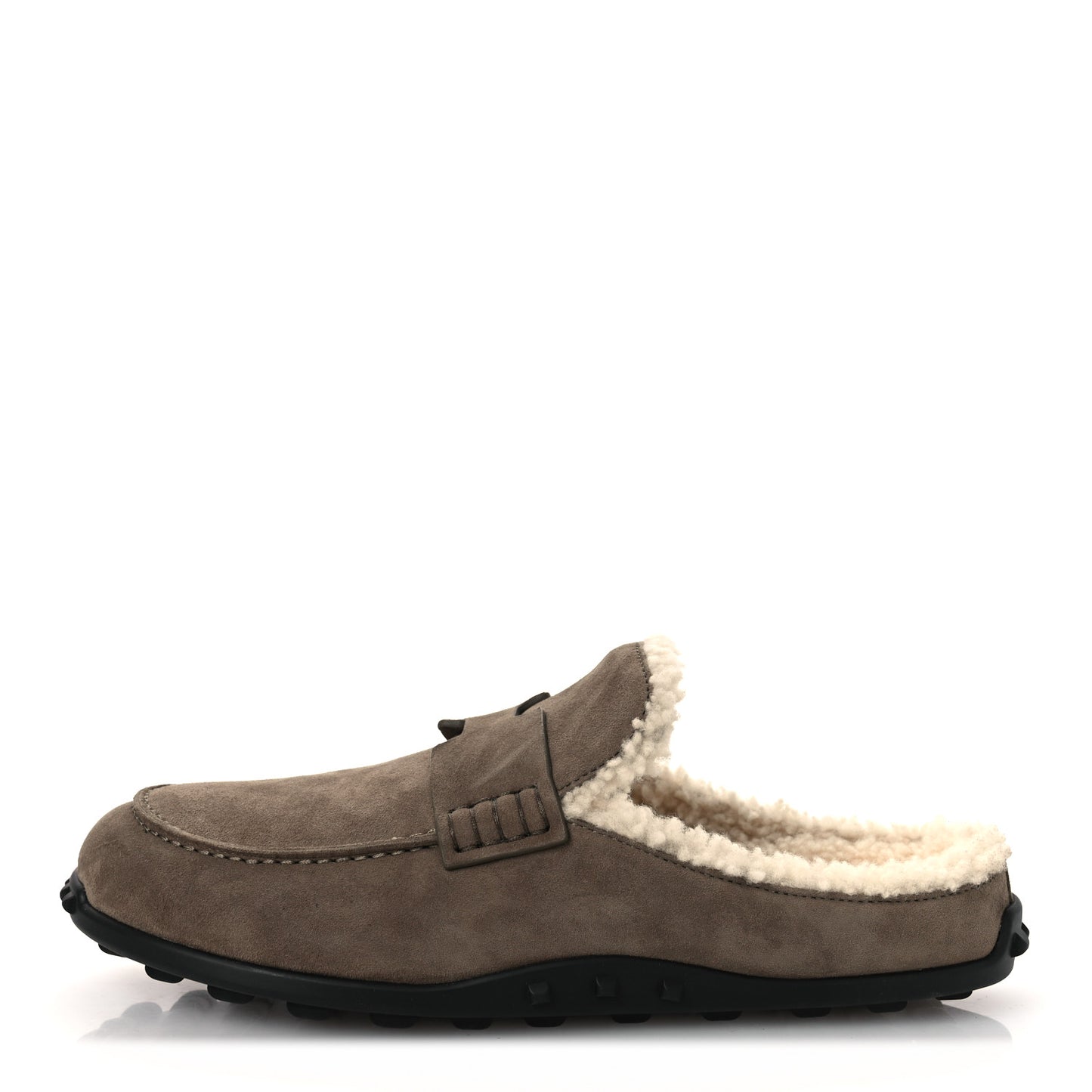 Suede Goatskin Shearling Go Mules 38 Brun Frume Ecru