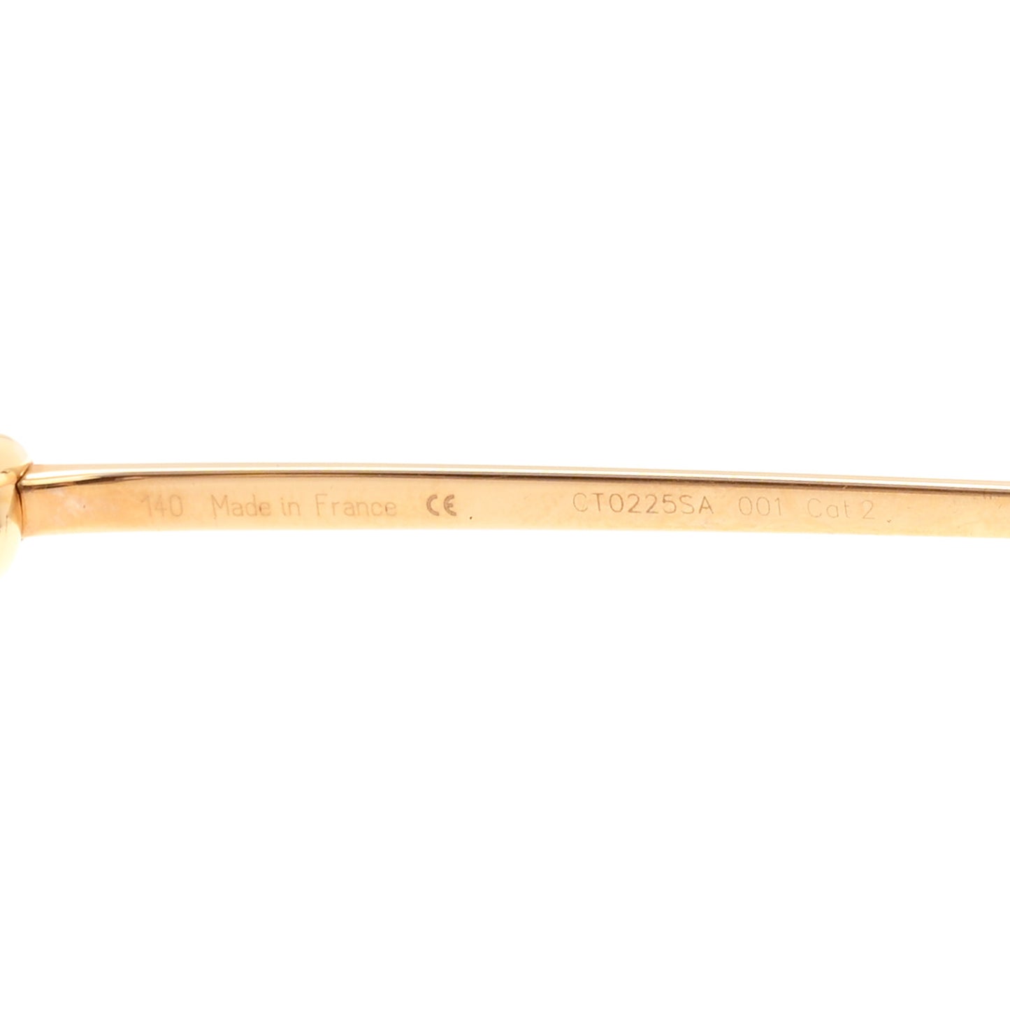 Metal Trinity Sunglasses CT0225SA 002 Gold Silver