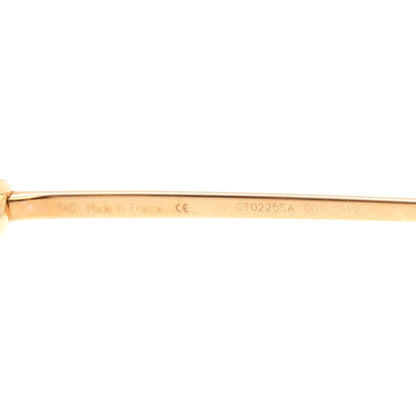 Cartier Metal Trinity Sunglasses CT0225SA 002 Gold Silver 6 of 7
