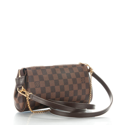 Louis Vuitton Damier Ebene Eva Clutch 3 of 8