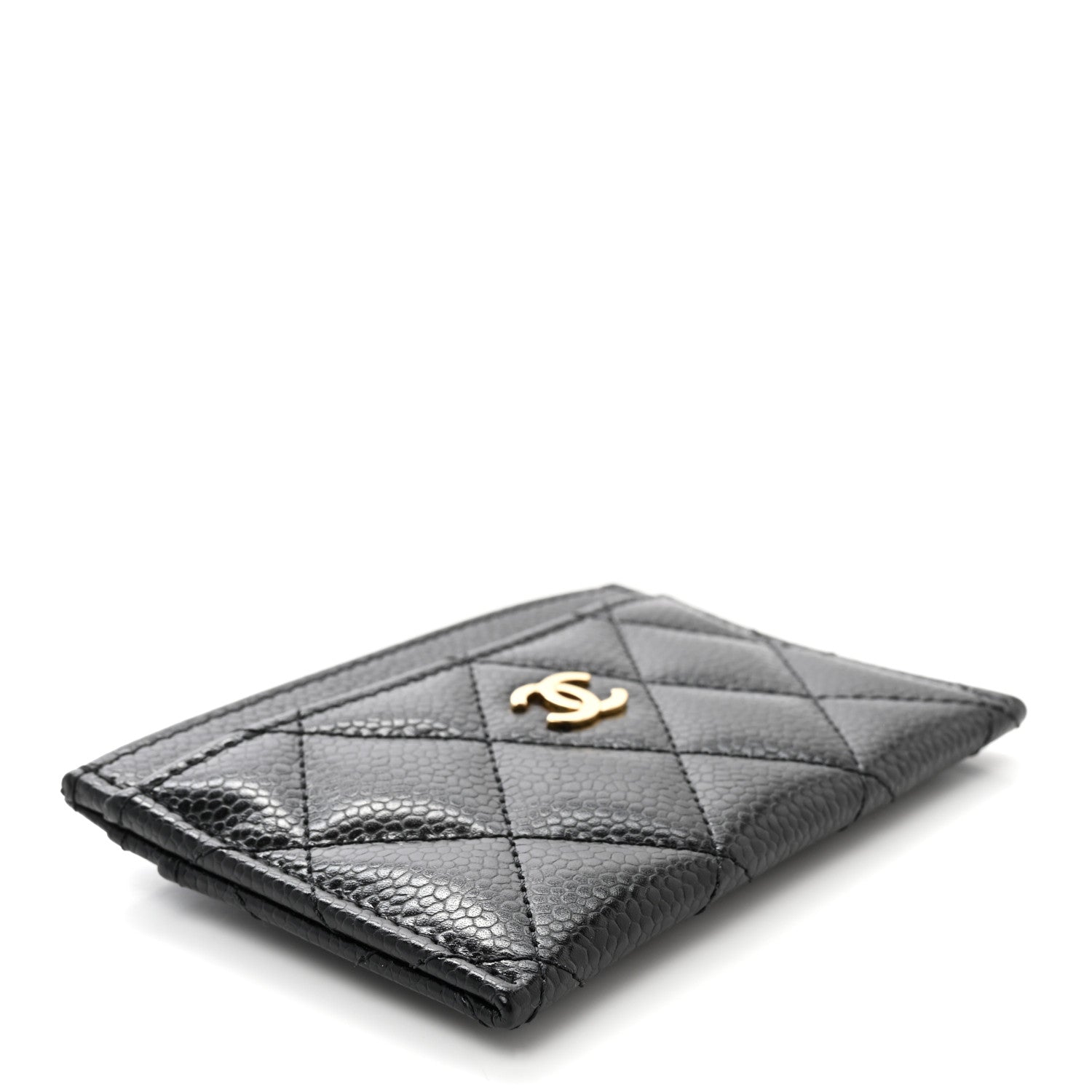 Chanel Caviar Quilted Card Holder Black 4 of 9