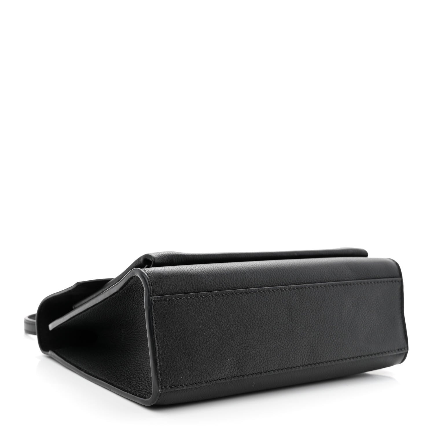 Louis Vuitton Soft Calfskin Mylockme Chain Bag BB Black 4 of 10