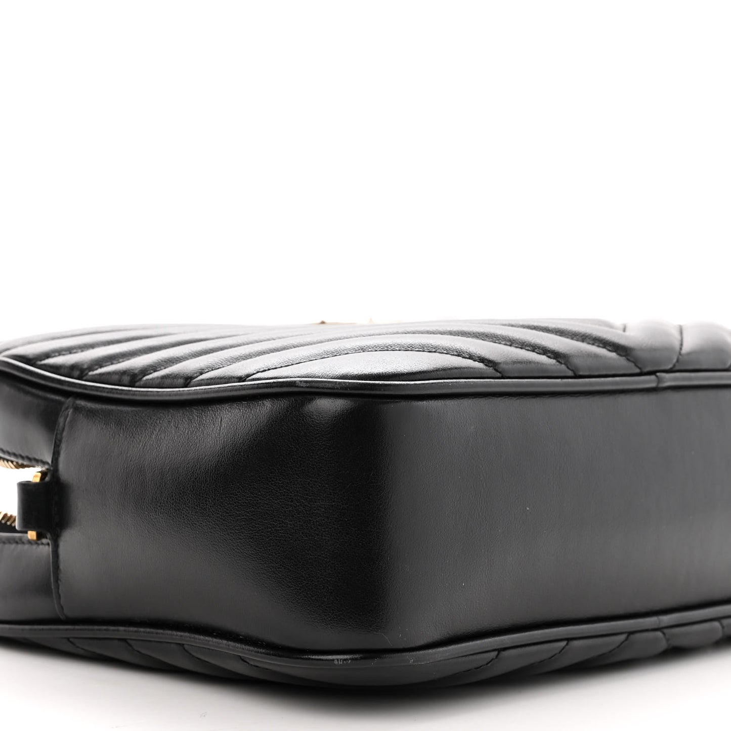 Calfskin Matelasse Monogram Lou Camera Bag Black