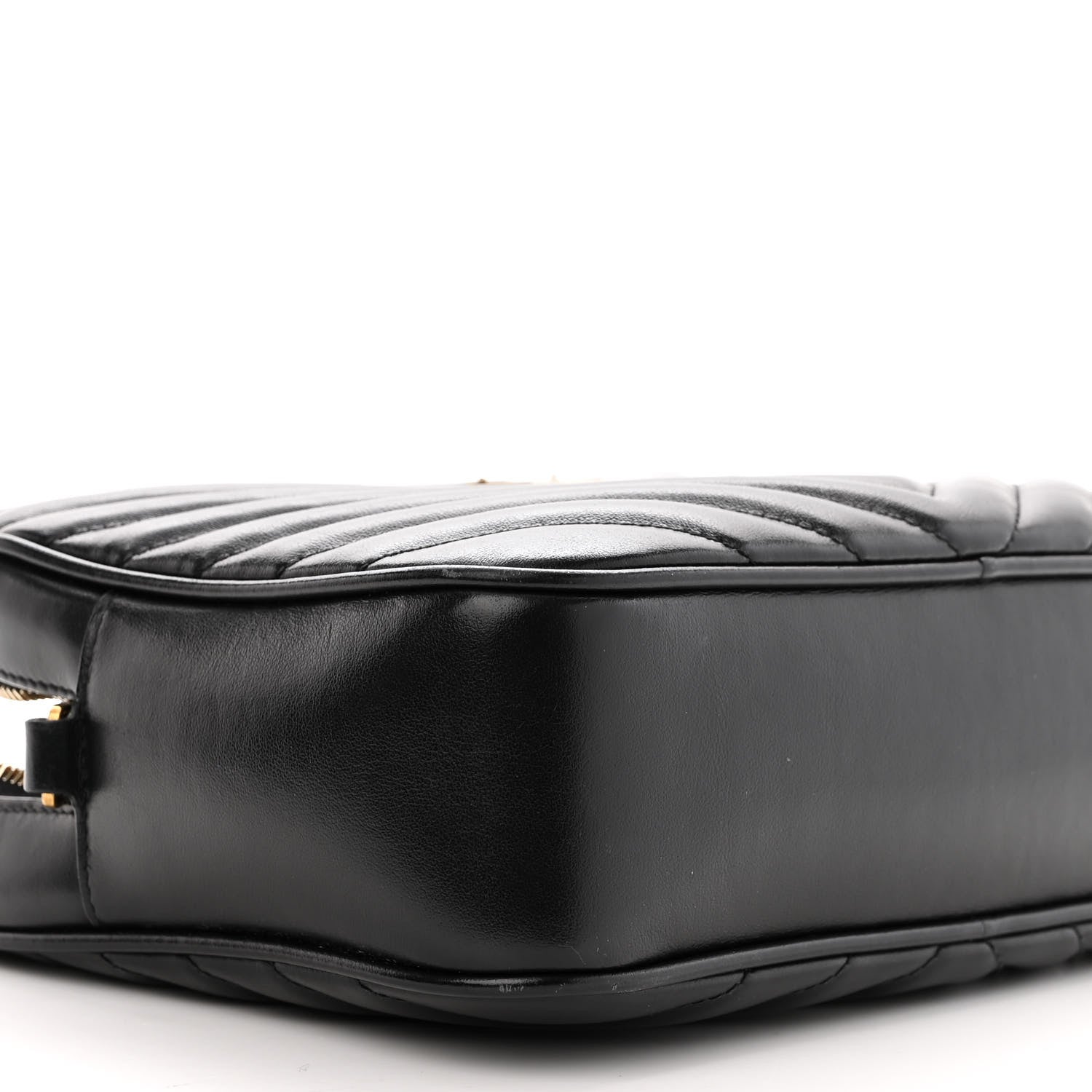 Saint Laurent Calfskin Matelasse Monogram Lou Camera Bag Black 9 of 11