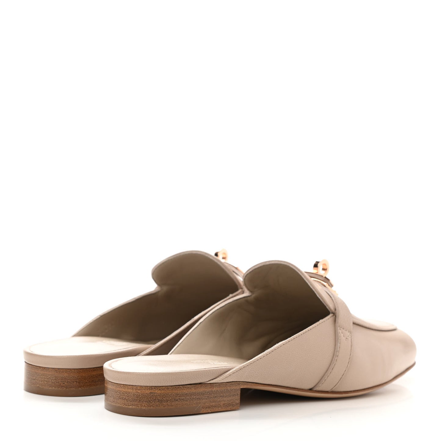 Goatskin Oz Mules 36 Blanc Gomme