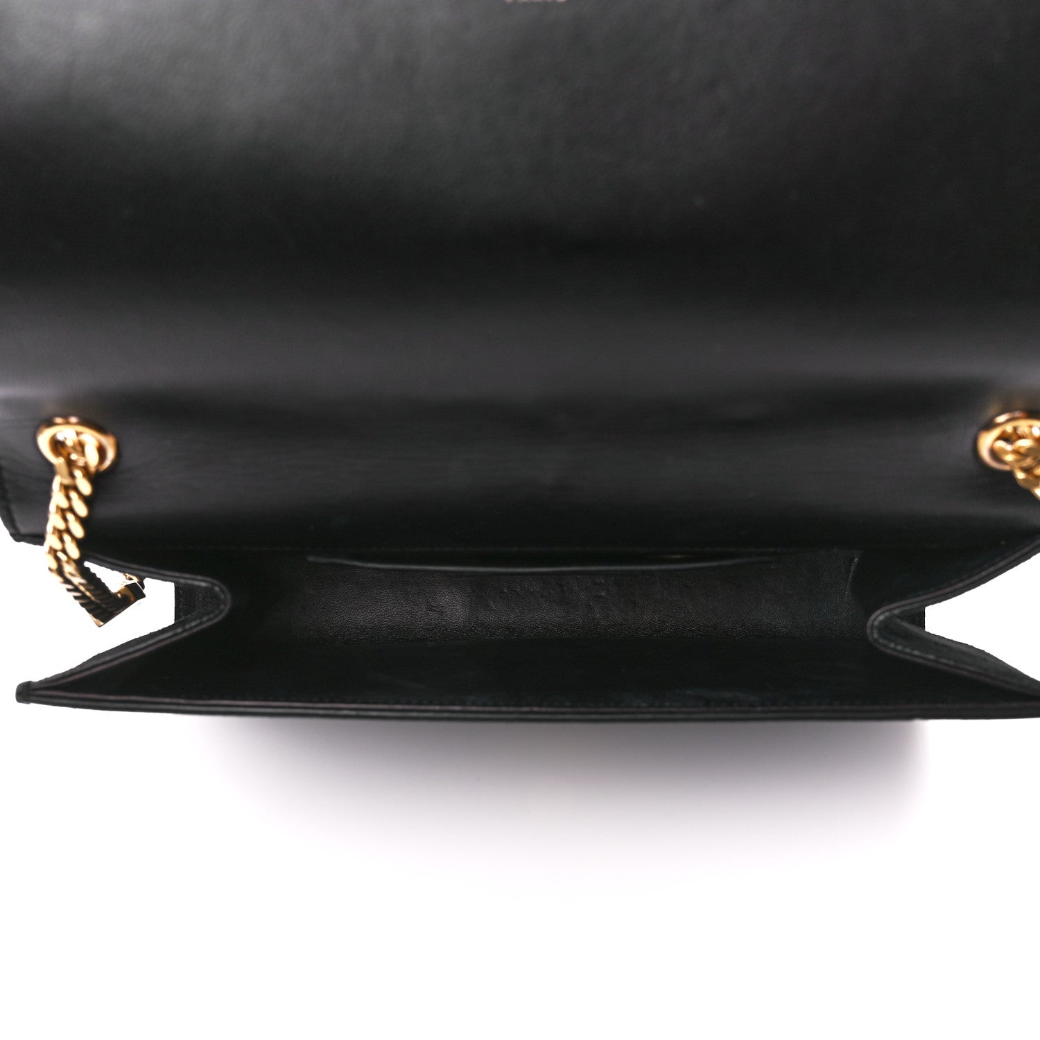 Saint Laurent Suede Medium Classic Monogram Kate Satchel Black 5 of 11