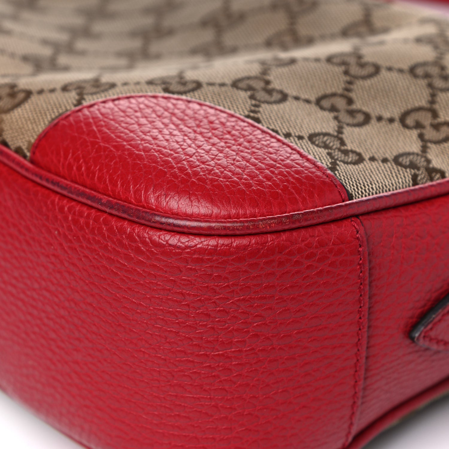 Gucci Monogram Mini Bree Messenger Bag Red 10 of 21