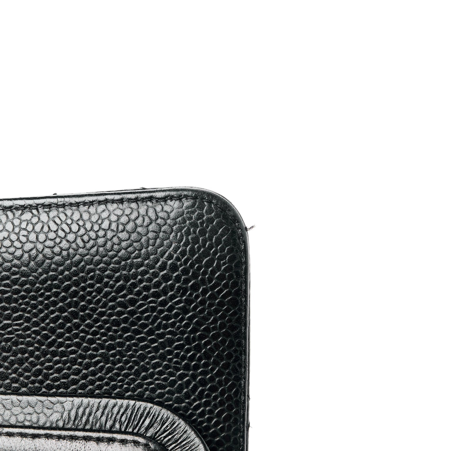Caviar Quilted Medium Double Flap Bijoux Chain Black