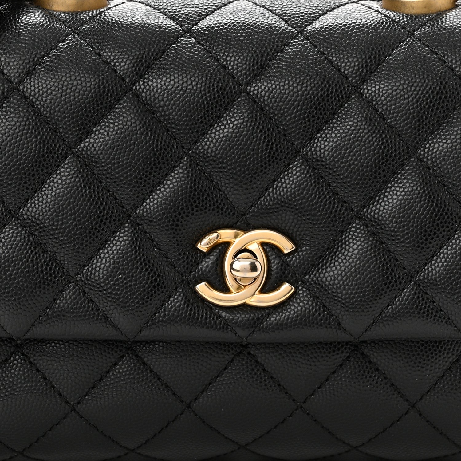 Chanel Caviar Quilted Mini Coco Handle Flap Black 8 of 10