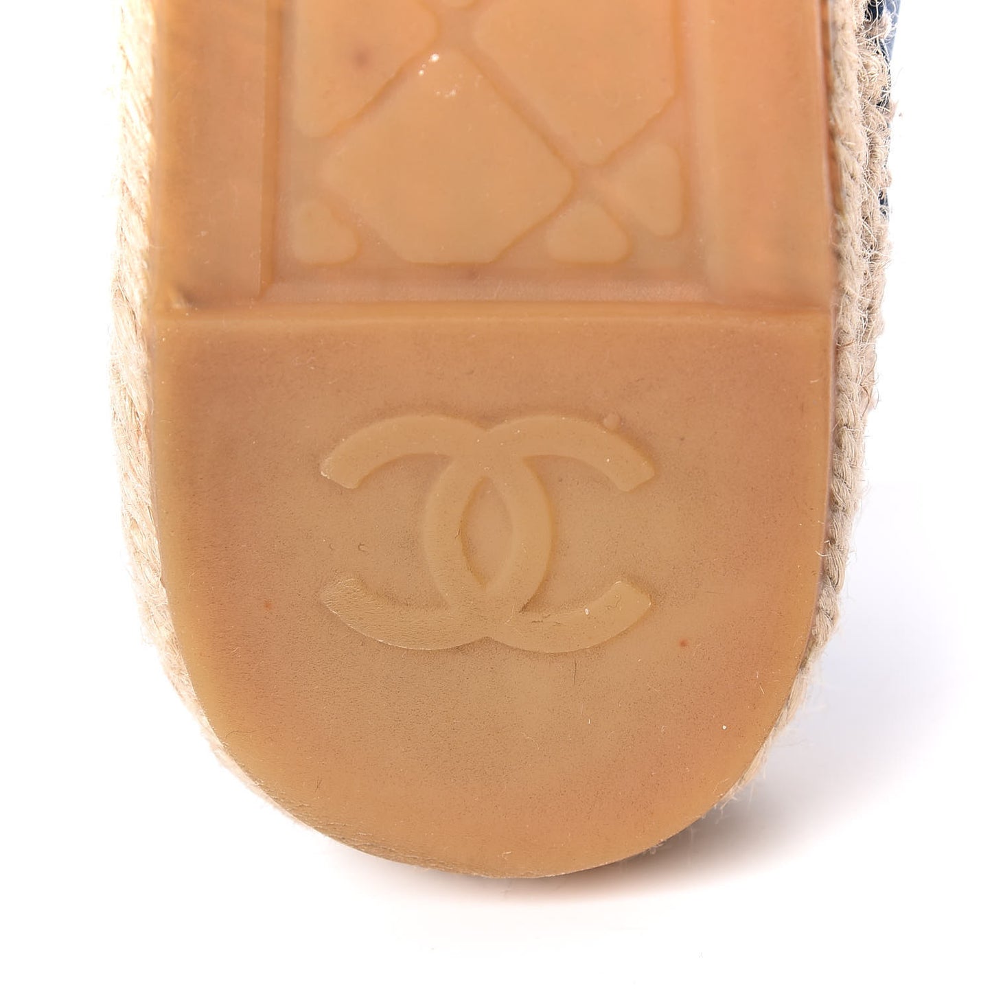 Lambskin CC Espadrilles 40 Blue