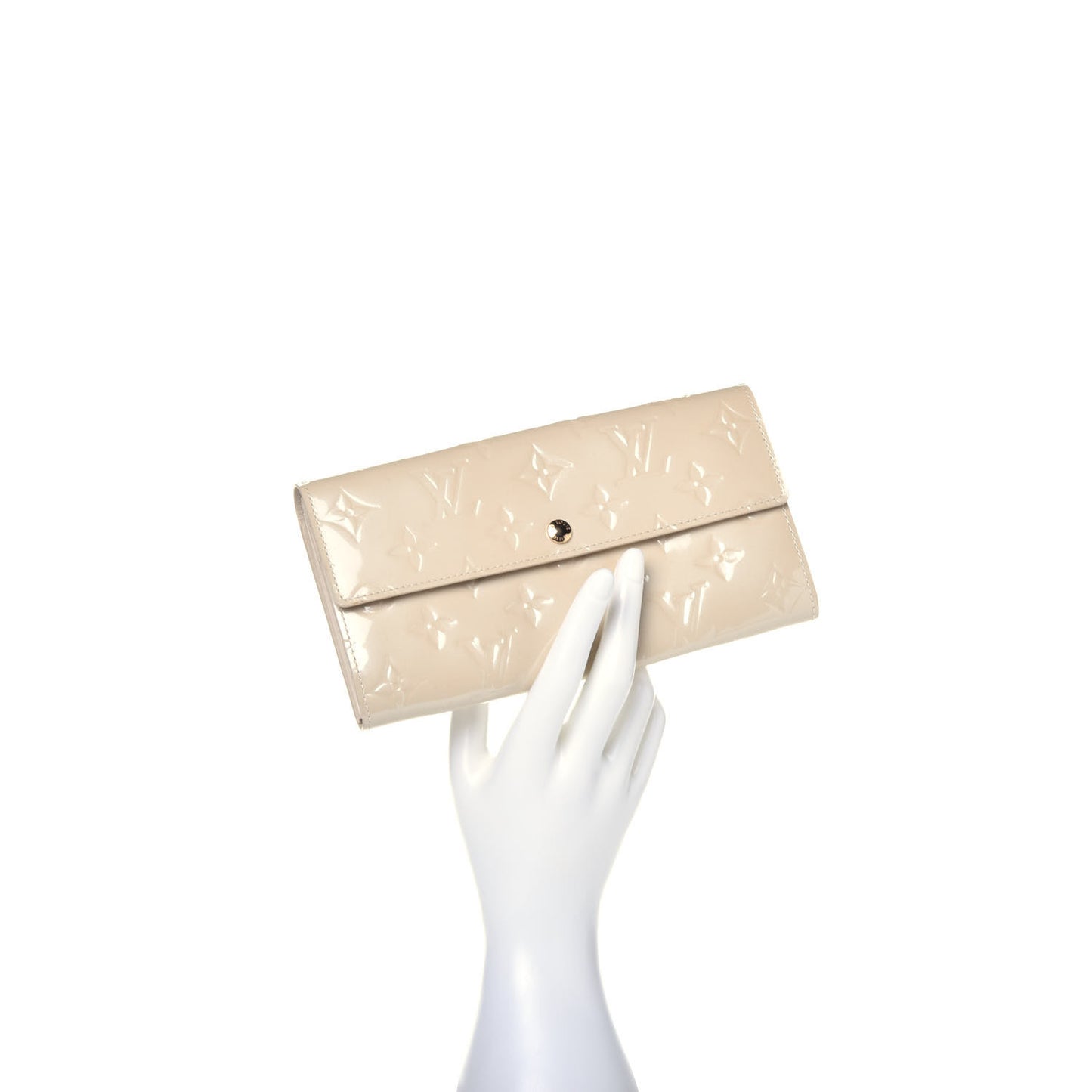 Vernis Sarah Wallet Blanc Corail