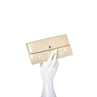 Louis Vuitton Vernis Sarah Wallet Blanc Corail 2 of 6