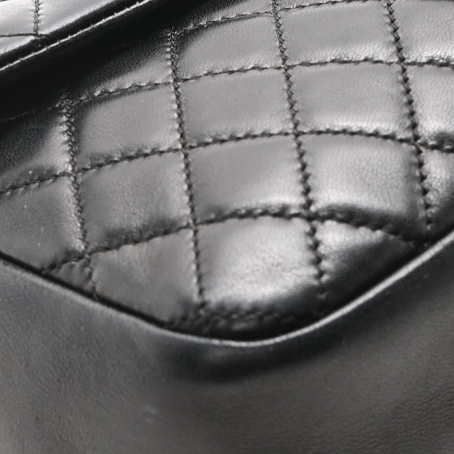 Chanel Lambskin Quilted Medium Westminster Pearl Flap Black 9 of 10
