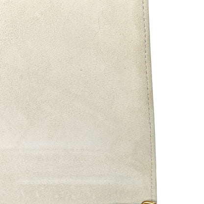 Christian Dior Calfskin Studded Diorama Wallet on Chain Pouch Off White 8 of 10