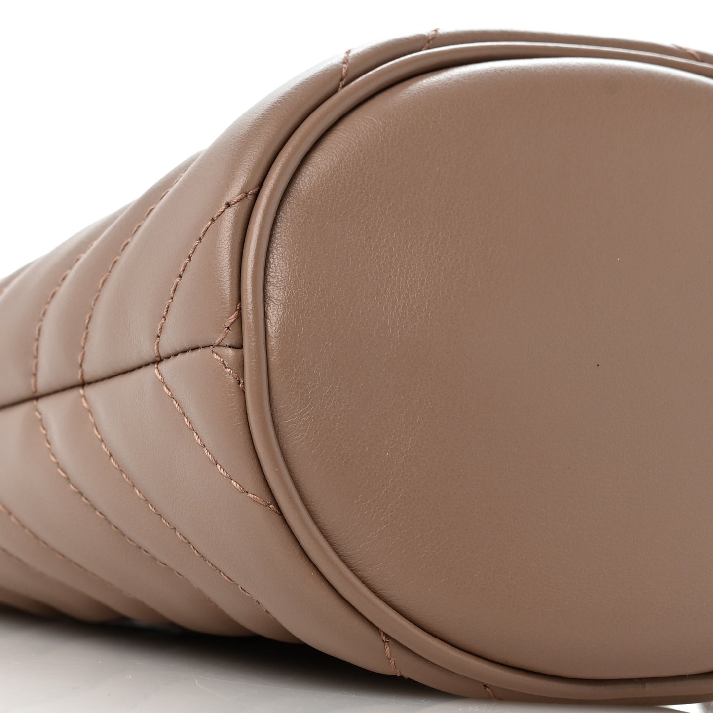 Calfskin Matelasse Mini GG Marmont 2.0 Bucket Bag Porcelain Rose