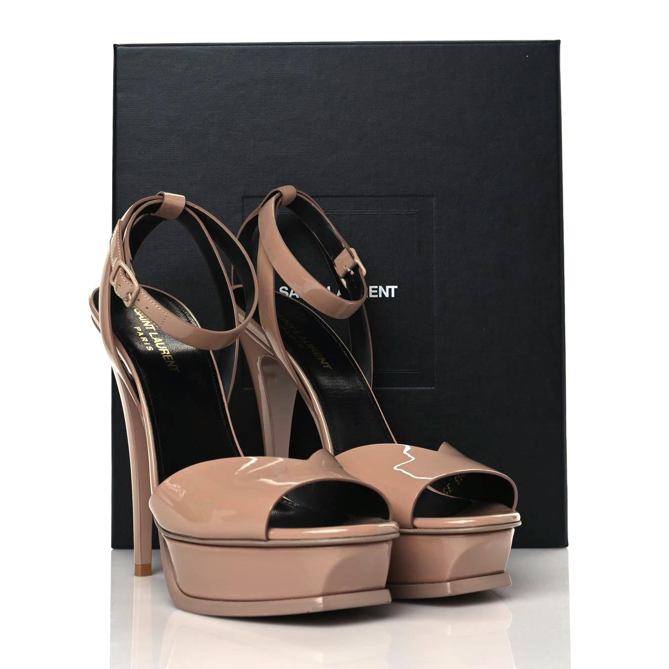 Vitello Vernice Tribute 105 Sandals 40 Soft Nude