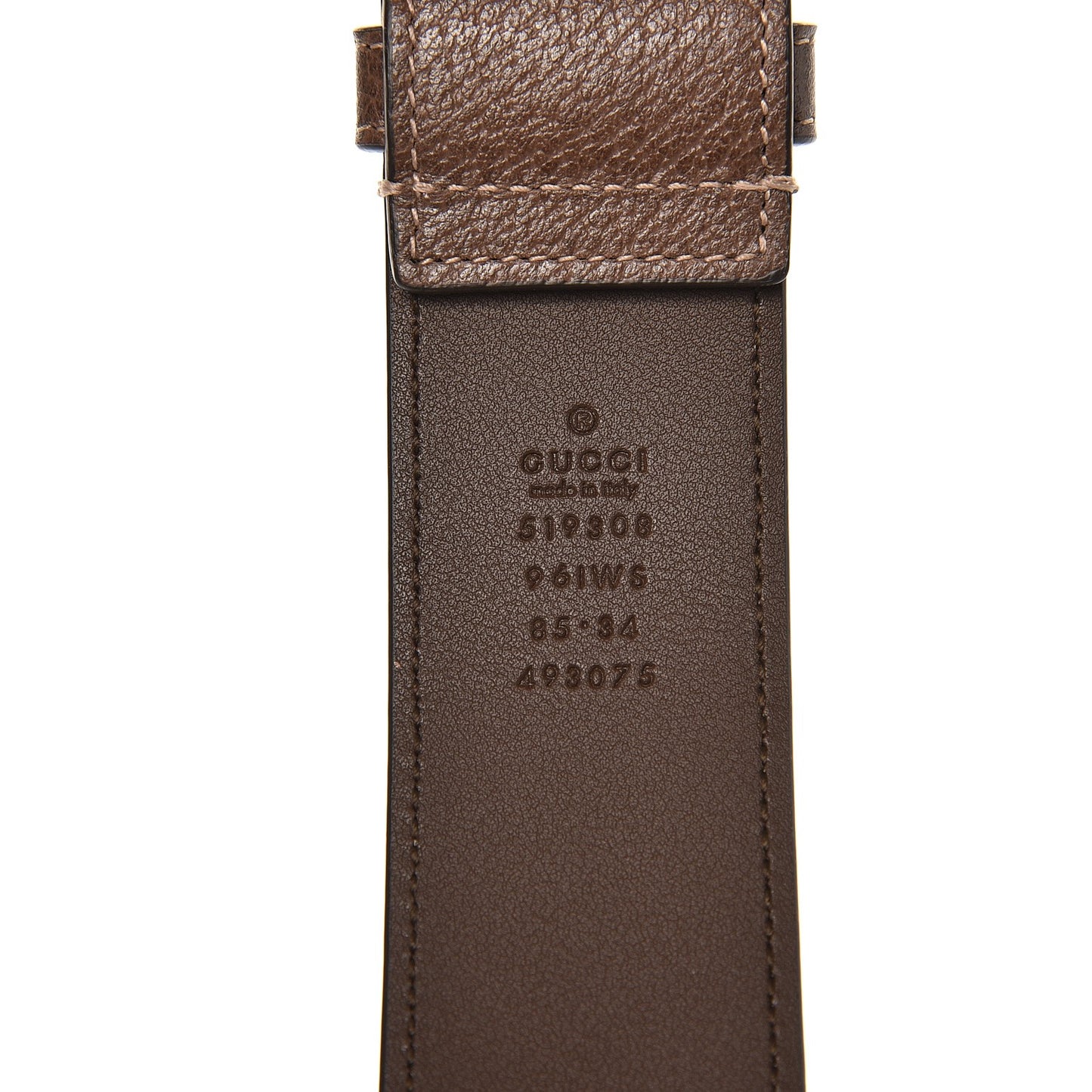 GG Supreme Monogram Ophidia Belted iPhone Case 85 34 Dark Brown