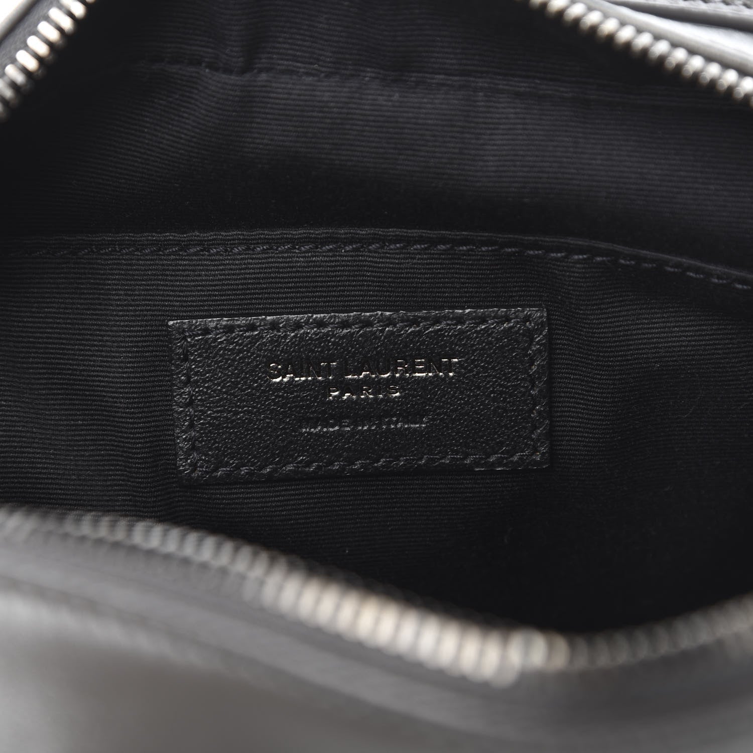 Saint Laurent Calfskin Matelasse Monogram Lou Camera Bag Asphalt 6 of 10