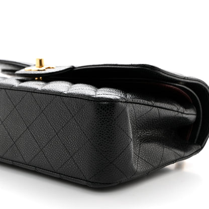 Chanel Caviar Quilted Medium Double Flap Black 10 of 10