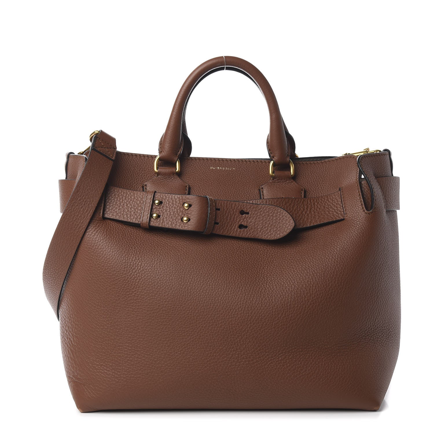 Burberry Soft Grain Calfskin Medium Belt Bag Tan 1 of 10