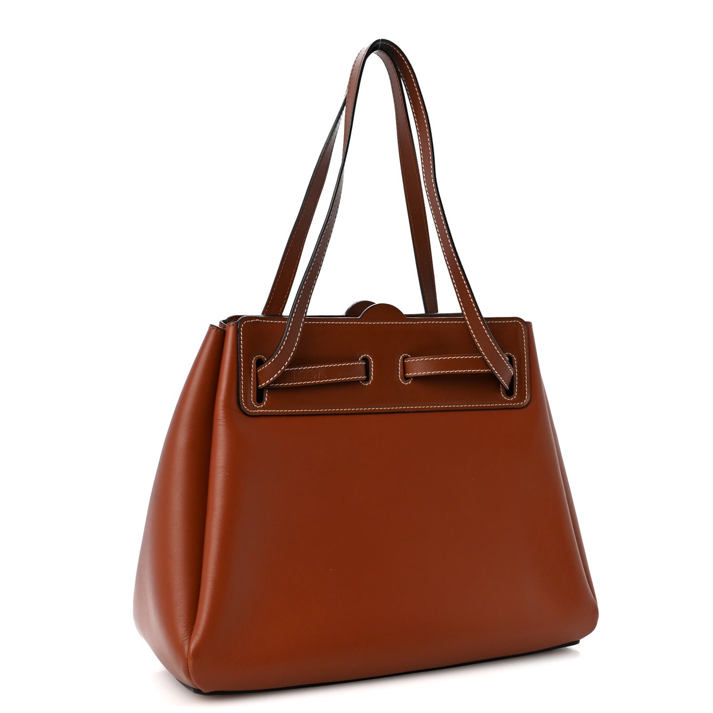 Boxcalf Lazo Tote Rust
