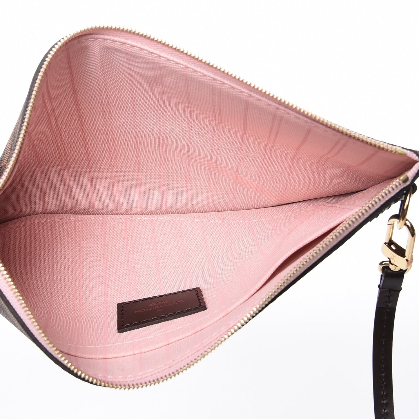 Damier Ebene Neo Neverfull MM Rose Ballerine