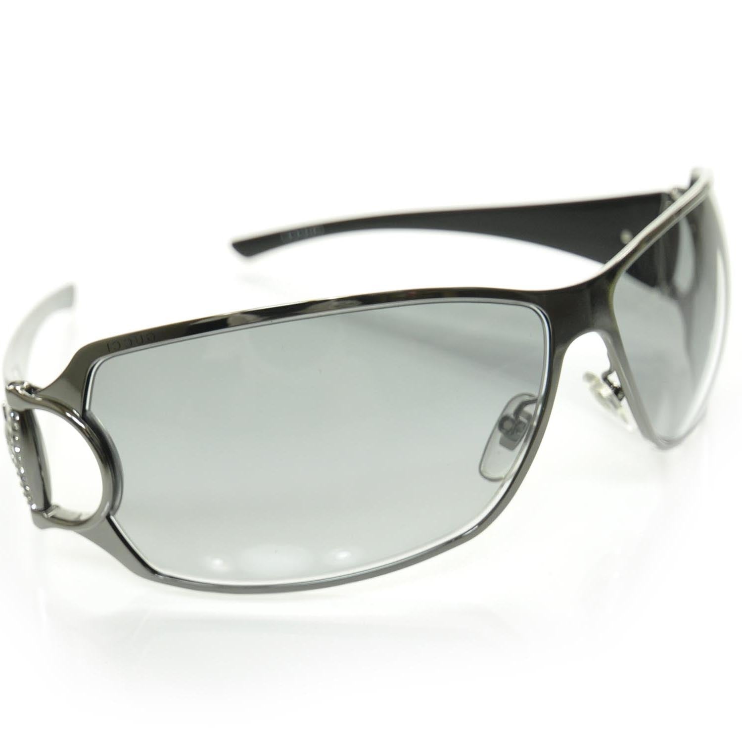 Gucci Strass Horsebit Sunglasses Black 2740 1 of 7