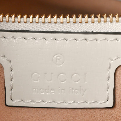 Gucci Boarded Dyana Lux Calfskin Small Jackie 1961 Hobo Mystic White 5 of 7