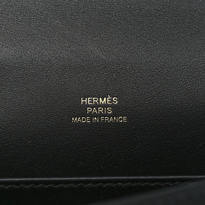 Hermes Swift Kelly Pochette Clutch Black 6 of 11