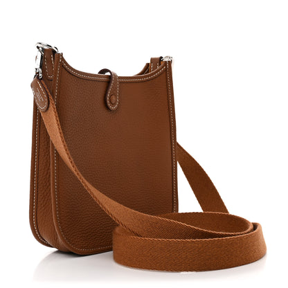 Hermes Taurillon Clemence Evelyne TPM Gold 3 of 13