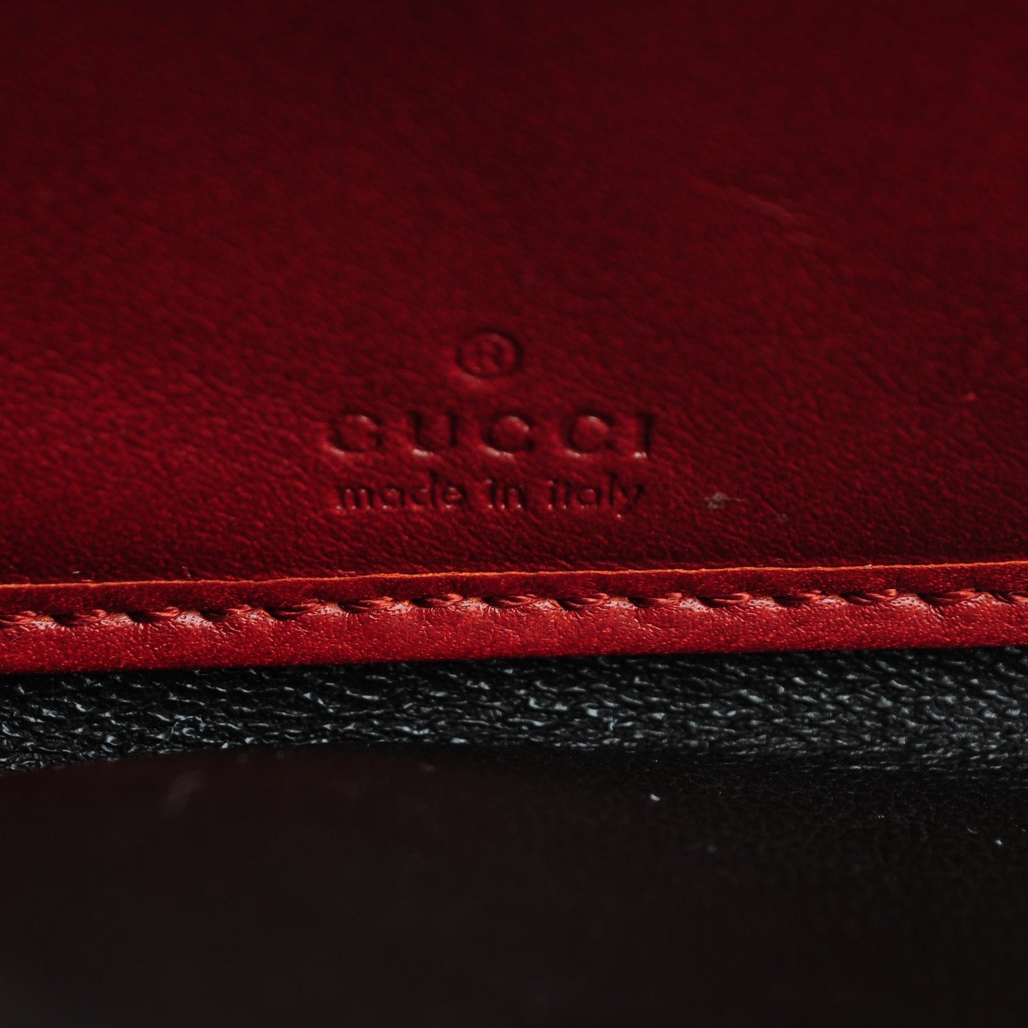 Gucci Guccissima Sukey Zip Around Wallet Red 7 of 8