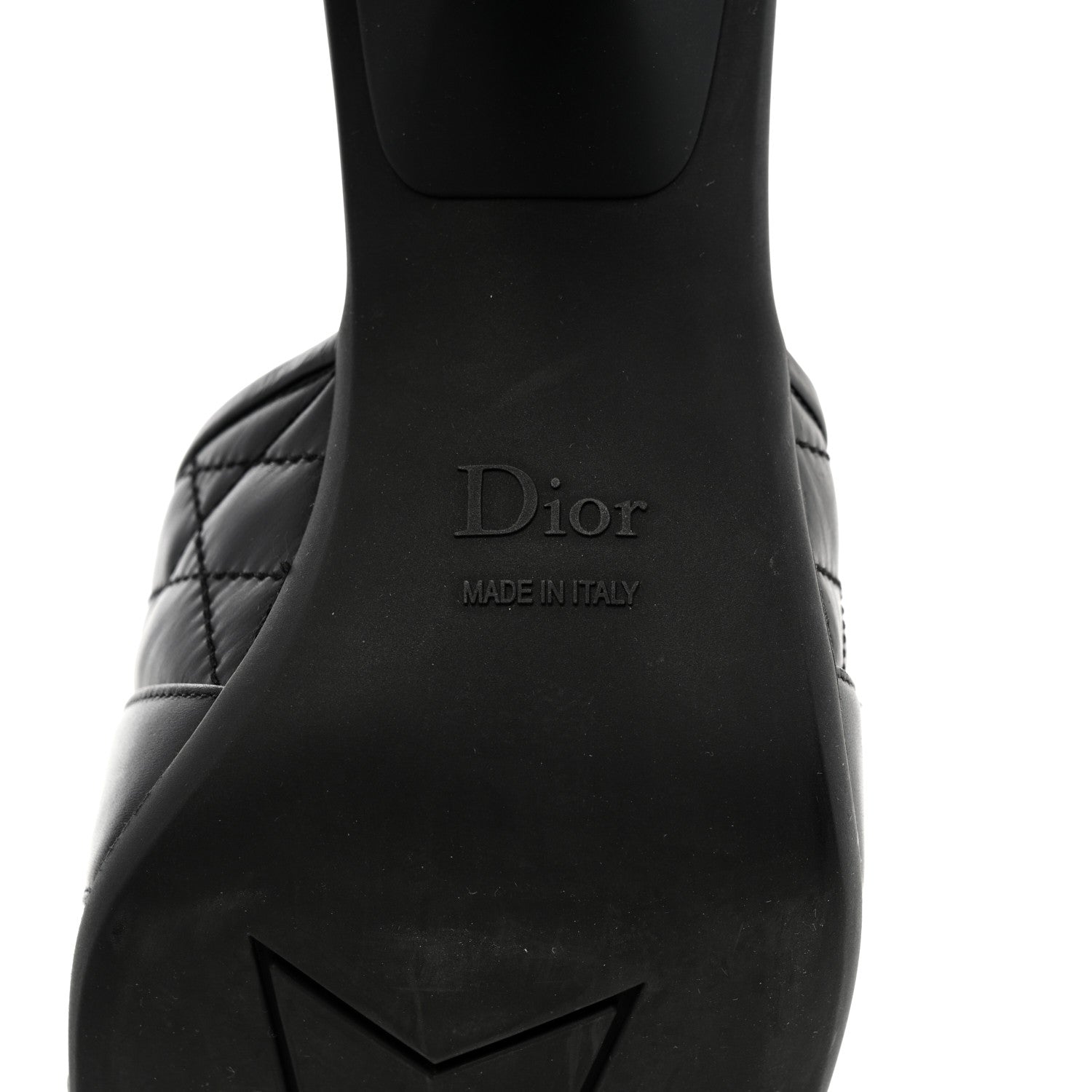 Christian Dior Calfskin Cannage Quilted Dio(r)evolution 80mm Slide Sandals 39 Black 8 of 8