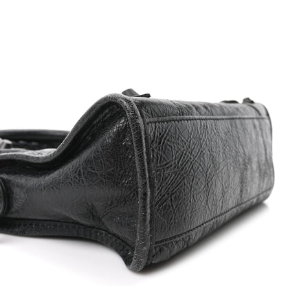 Balenciaga Agneau Arena Classic Hardware Le City Mini Black 9 of 11