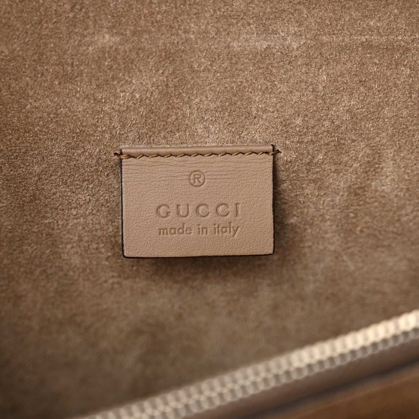 GG Supreme Monogram Medium Dionysus Shoulder Bag Taupe