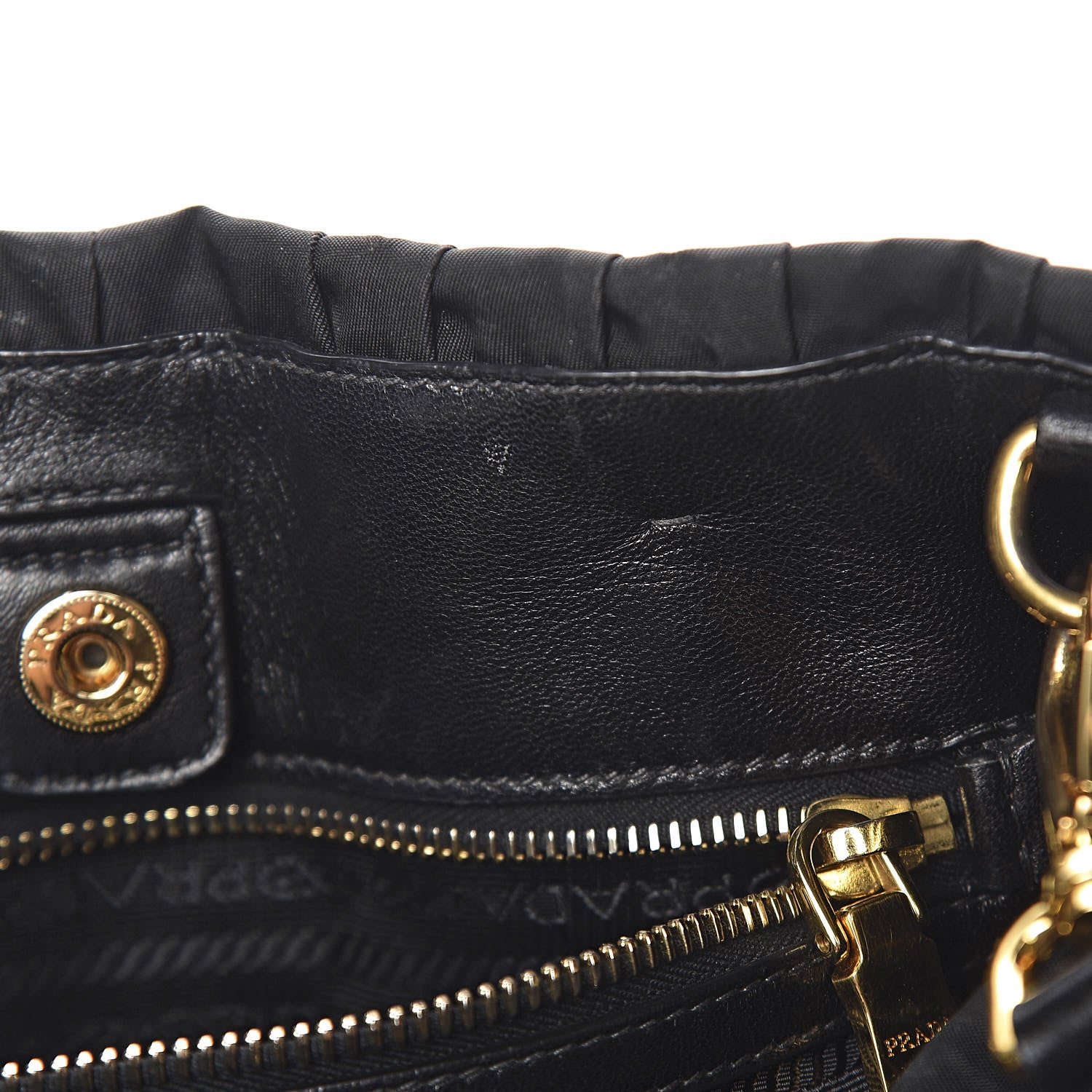 Prada Tessuto Nylon Gaufre Satchel Black 8 of 11