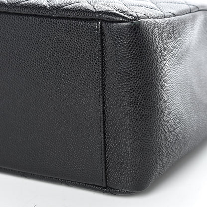 Chanel Caviar Quilted Grand Shopping Tote GST Black 18 of 19