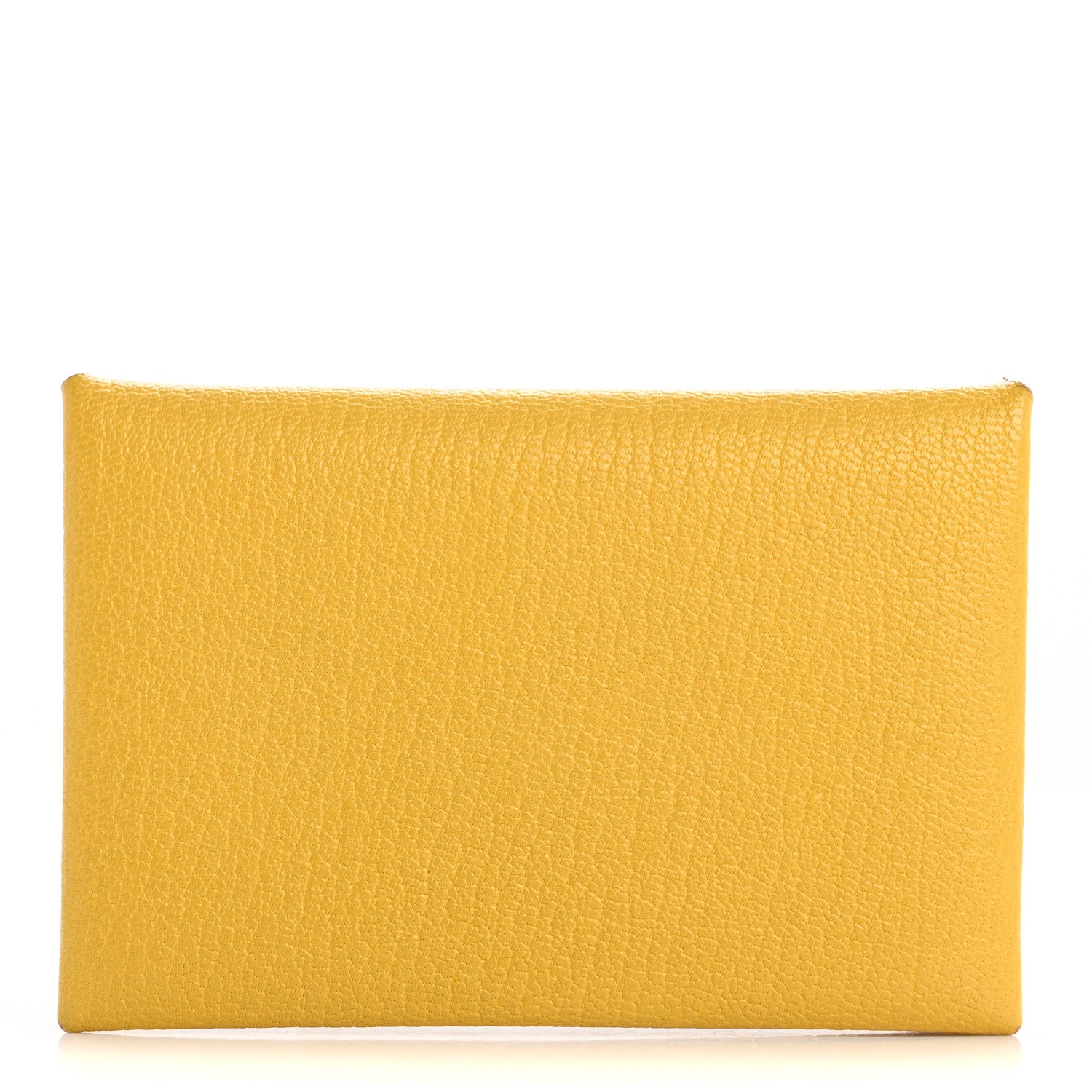 Hermes Chevre Mysore Verso Calvi Card Case Sun Bleu Frida 1 of 10