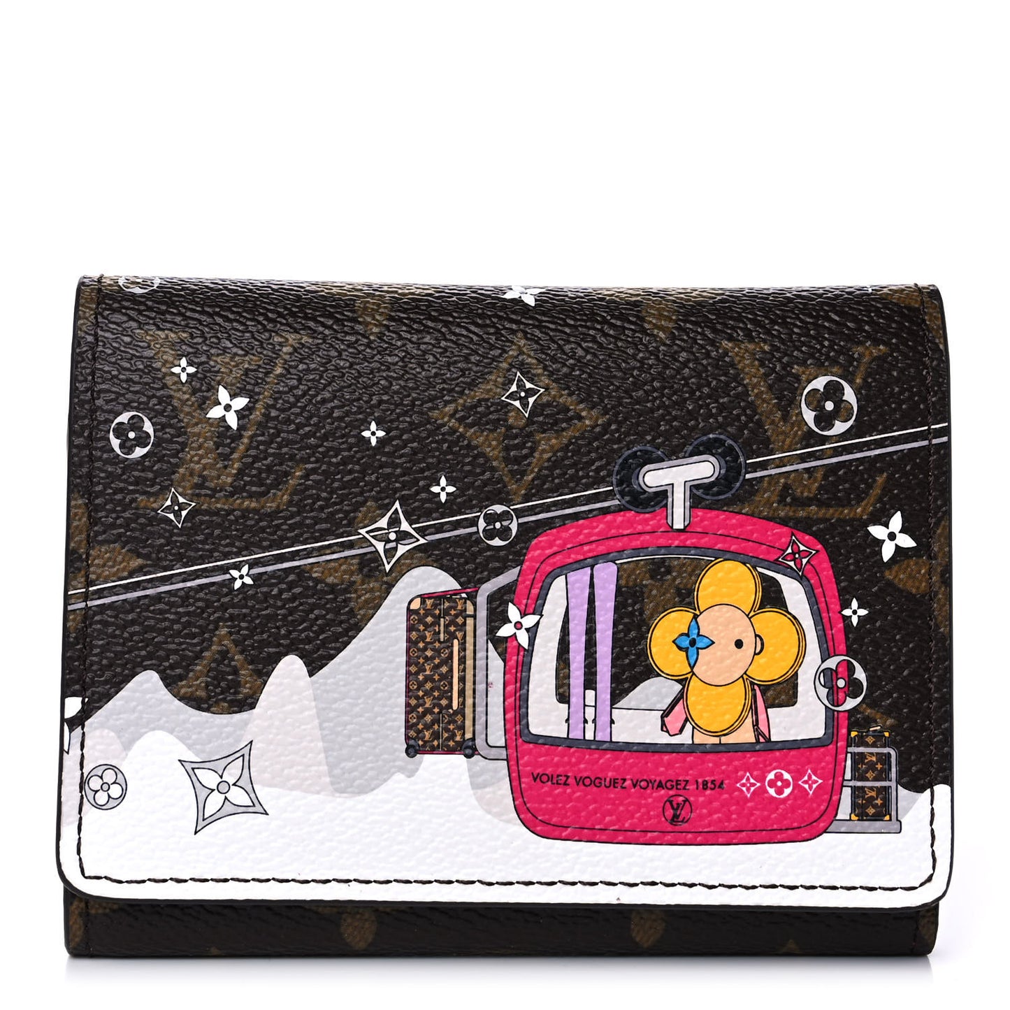 Monogram 2019 Christmas Animation Victorine Wallet Fuchsia