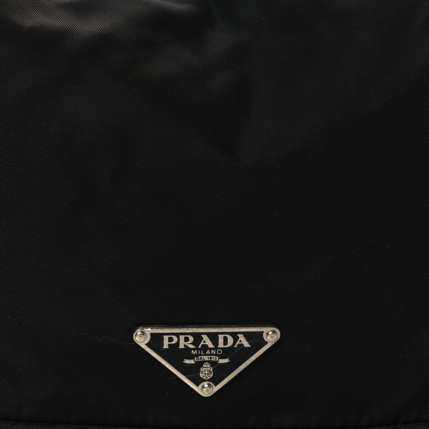 Prada Tessuto Nylon Vitello Hobo Black 8 of 10
