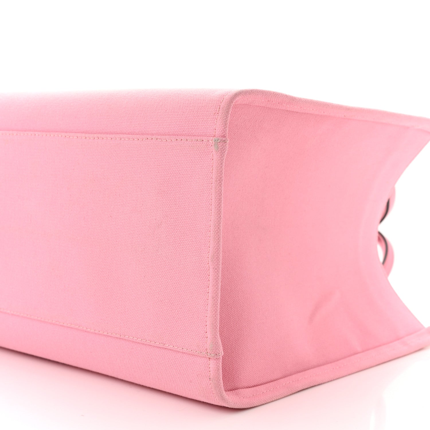 Versace Canvas Suppler Calfskin Cabas GV Signature Tote Pink 9 of 12