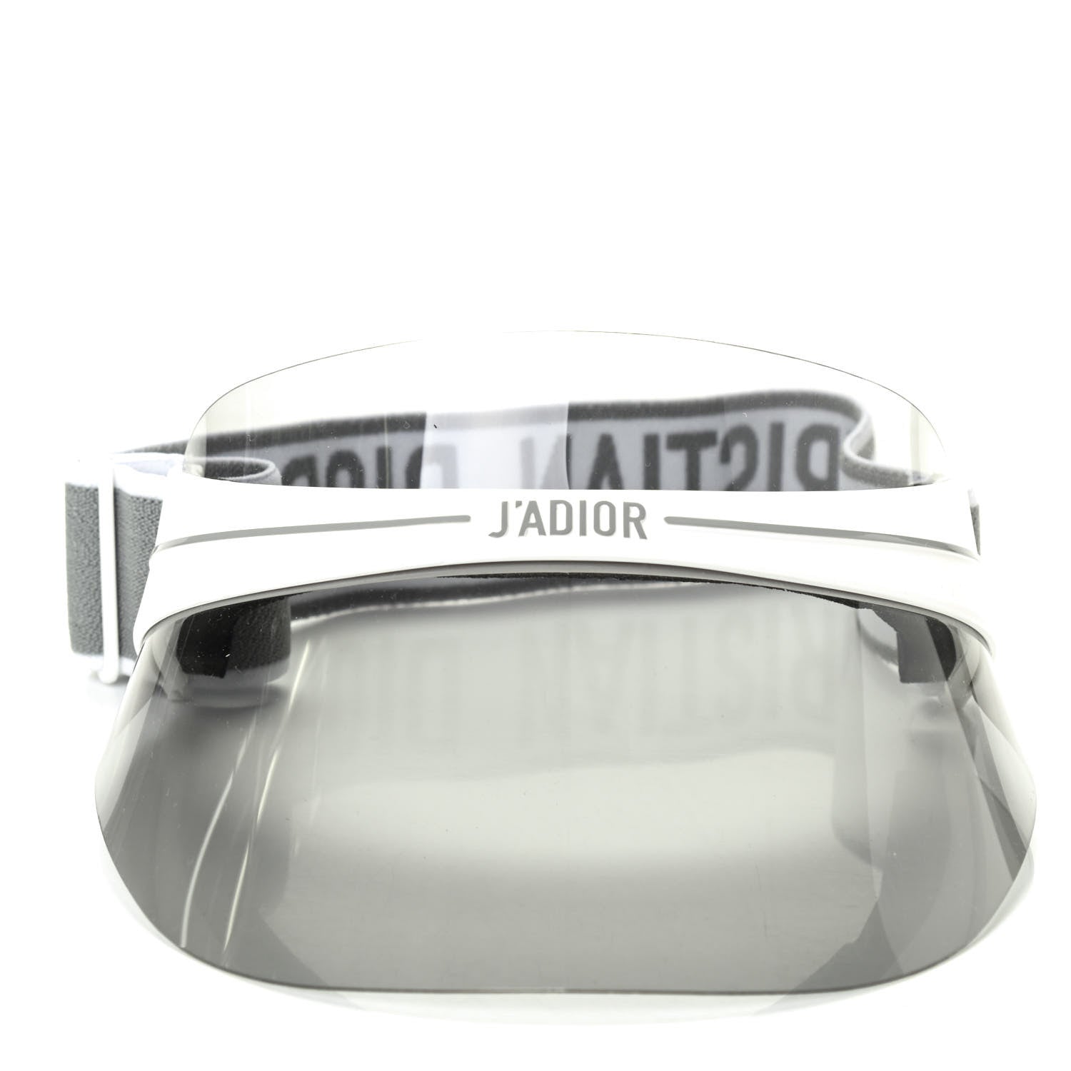 Christian Dior Mirrored DiorClub1 Sun Visor Grey 2 of 4
