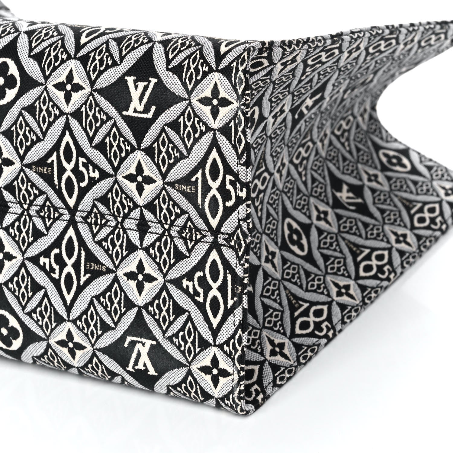 Louis Vuitton Jacquard Since 1854 Onthego GM Grey 9 of 13