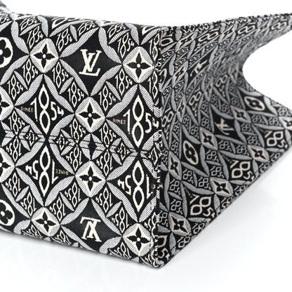 Louis Vuitton Jacquard Since 1854 Onthego GM Grey 9 of 13