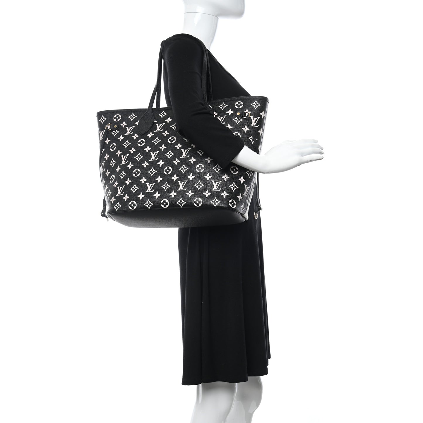 Empreinte Spring In The City Neverfull MM Black White Pink